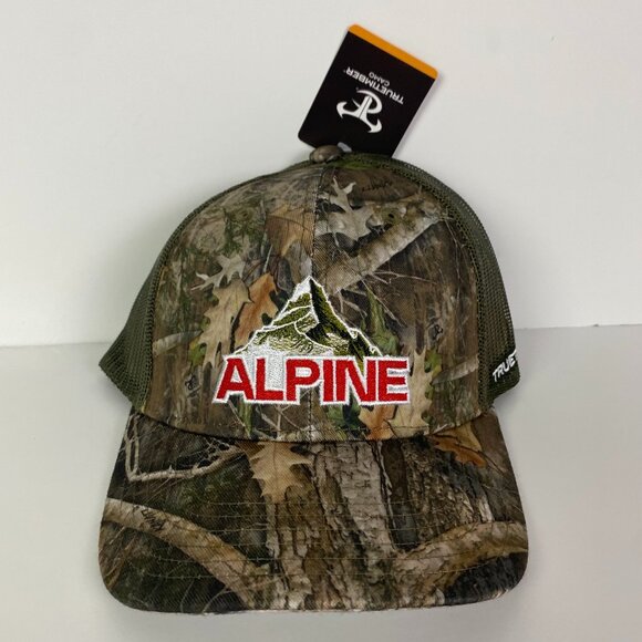 Alpine Lager Beer Camo Snapback Hat Cap Camouflage True Timber New in Bag - Picture 6 of 11